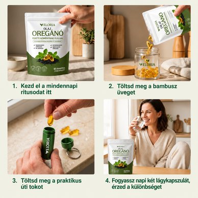 Eloria® Oregánóolaj Lágyzselatin Kapszula