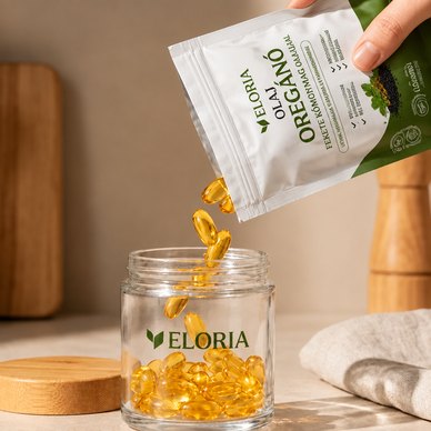 Eloria® Oregánóolaj Lágyzselatin Kapszula